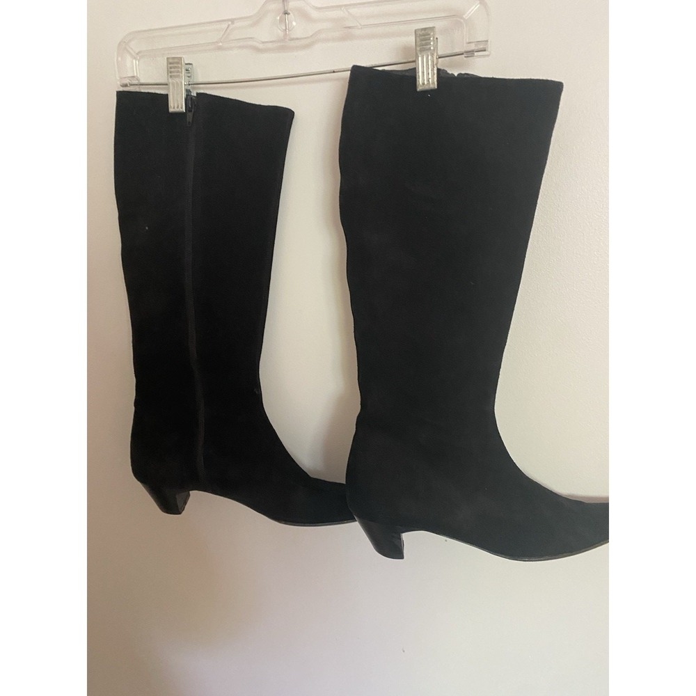 Priori Made In Italy Boots Suede‎ Black Size 10 - Picture 3 of 12